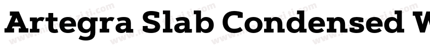 Artegra Slab Condensed W05 Bold字体转换